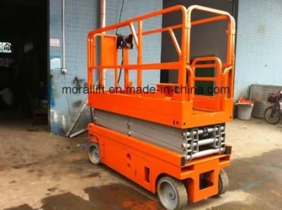 Electric man work platform lift self-propelled running