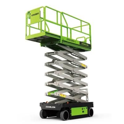 Zs1212HD-Li 12m Hydraulic Pump-Driven Li-ion Battery Scissor Lift