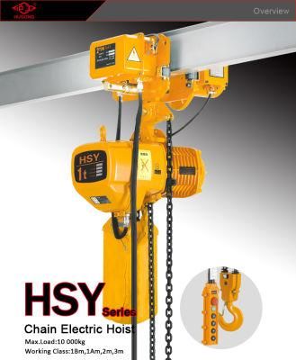 3 Ton Electric Chain Hoist Electric Block with Trolley