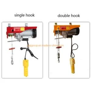 PA500 PA1000 Small Lifting Crane Machine Mini Electric Wire Rope Hoist