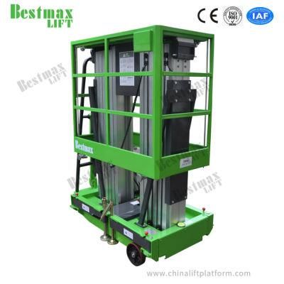 6m Height Hand Push Aluminum Vertical Lift