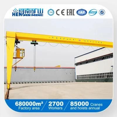 Single Girder Semi Gantry Crane with Best Price (BMH Model)