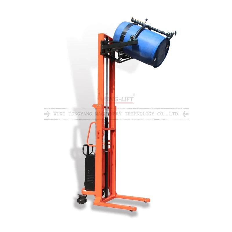 Loading Capacity 450kg Electric Lifting and Rotating Drum Rotator with Tow Stages