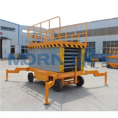 Manual Hydraulic Trailer Scissor Lift Platform