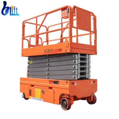 Electric Driven Dirigible Self Mobile Hoist Lift Mobile Scissor Construction Lift