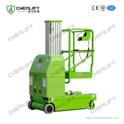 7.5m 125kg Capacity Man Lifts Self Propelled Vertical Lift with CE