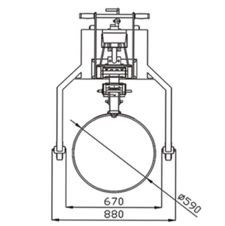 450kg Capacity Drum Hydraulic Truck with Weight Scale