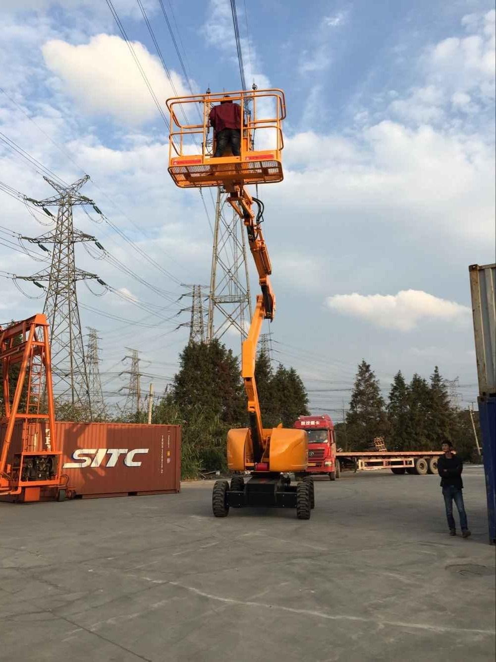 22m Articulated Boom Lift Cherry Picker for Aerial Work