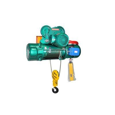 Crane Use MD 2 Ton 6m Electric Motor Electric Control Wire Rope Hoist for Sale