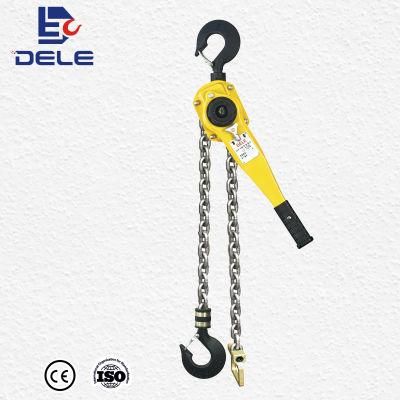 Dele Manual Lifting Chain Pulley Chain Block Hoist Vl-0.75ton Lever Block