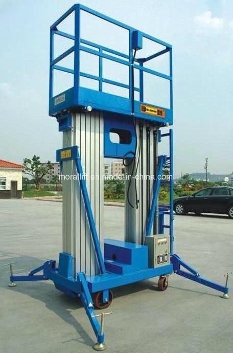 Aerial Work Mast Aluminum Mobile Working Platform Lift