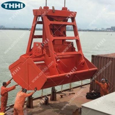 Hydraulic Remote Control Grab for Bulk Cargo for Deck Crane