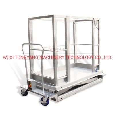 300kg Load Capacity Hydraulic Lifting Stainless Steel Mechanical Electric Scissor Lift Table