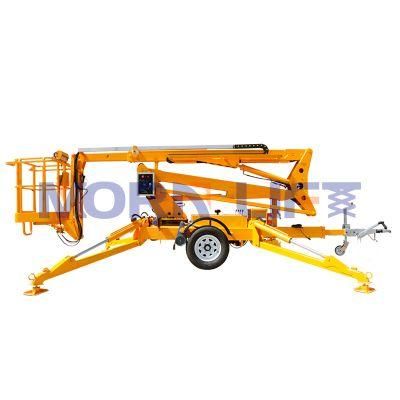22m Battery Power Boom Lifts for Sale Towable Cherry Picker