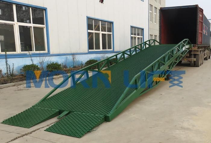 12 Ton Hydraulic Electric/Manual Truck/Mobile Container Forklift Load/Loading Dock Leveler Platform Yard Ramp