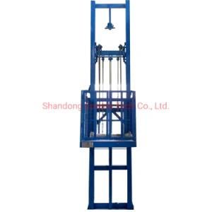Suwide Customizable 300-1000kg Electric Goods Elevator Goods Lift Vertical Hydraulic Cargo Lift for Warehouse Construction