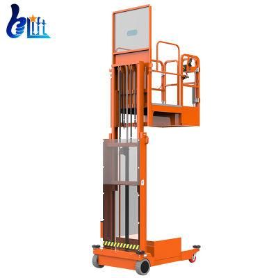 6m Electric Aerial Cargo Lift Platform Hydraulic Stock Picker Lift