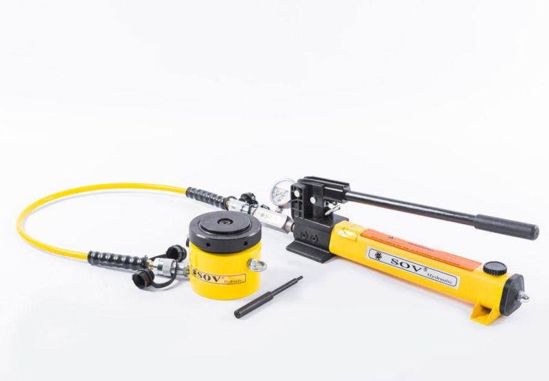 Single Acting Low Height Hydraulic Cylinder Safety Lock Body