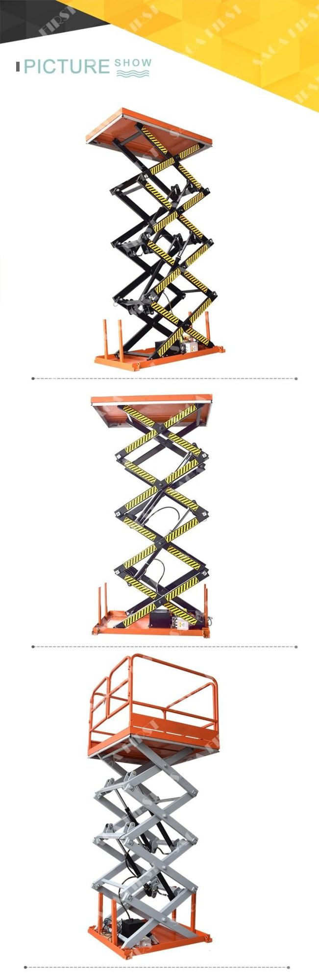 Mini Hydraulic Construction Machine Platform Electric Scissor Lift