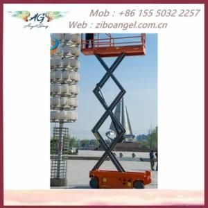 Material Handling Equipment Large Driven Hydraulic Scissor Lift Working Platform