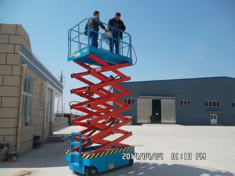 Mobile elextric rising work platform for man