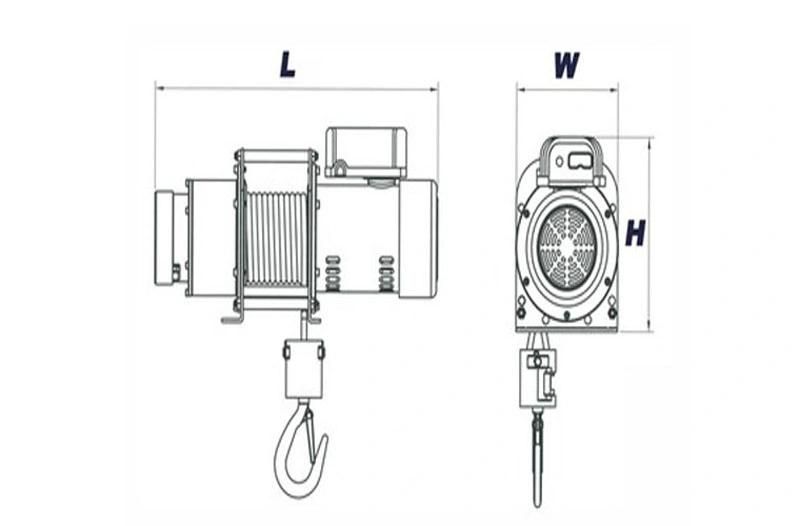 Best Quality Universal 500kg 12 Volt Electric Chain Hoist