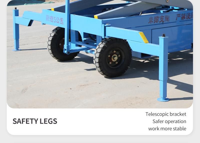 CE ISO Factory Price Electric Battery Power Self-Propelled Scissor Lift One Man Aerial Working Lift Platform