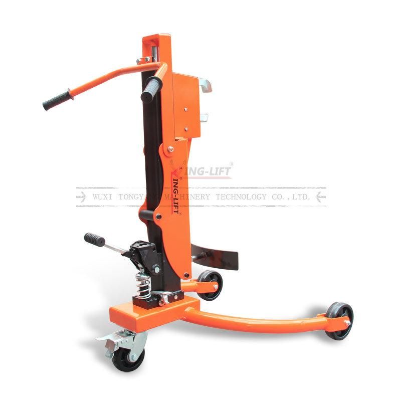 Factory Production and Exporting 350kgportable Hydraulic Hand Drum Truck