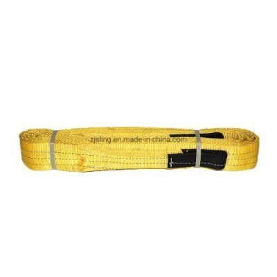 2t Double Flat Lifting Belt Eye to Eye Polyester Webbing Sling