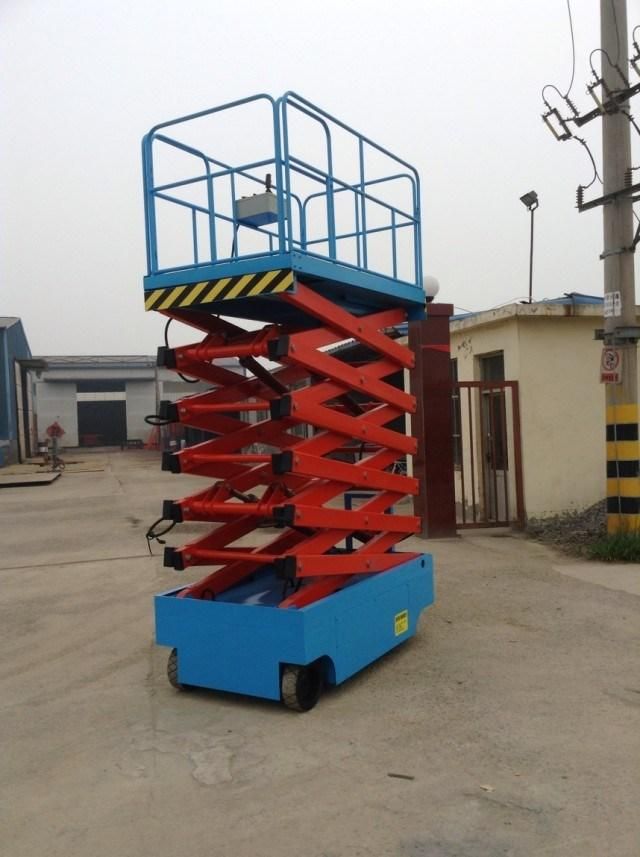 Mobile elextric rising work platform for man