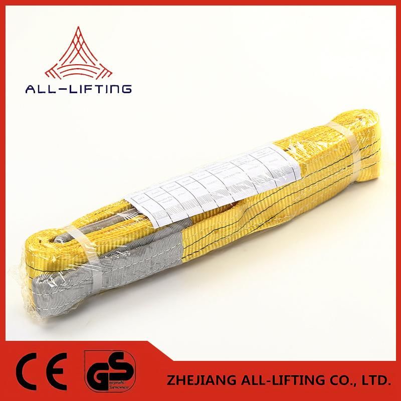 2m Flat Webbing Sling - 3 Tonne - Yellow - - Crane Lifting - New