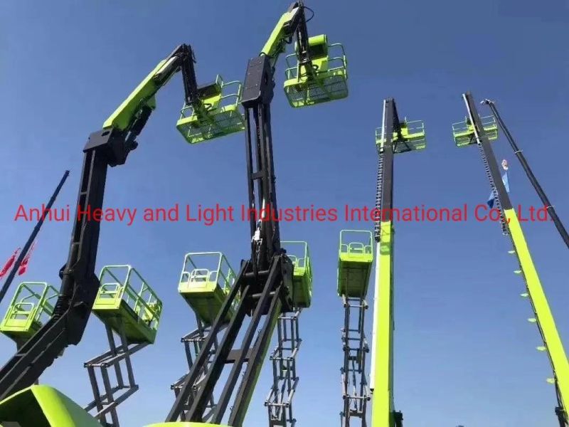 Za14je Zoomlion 16m Work Height Articulating Boom Lifts for Indoor Applications