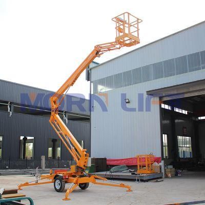 China 16m Morn Cherry Picker Trailer Mounted Boom Lift with Good Service