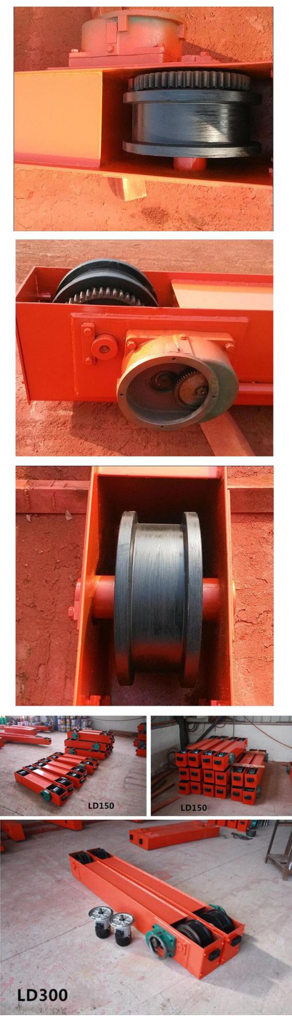 2t Motor Travelling I Beam Crane End Carriage