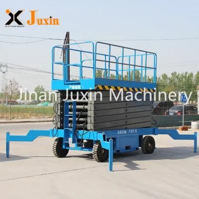 Semi Electric Scissor Lift 12 Meter Manual Scissor Lift Platform