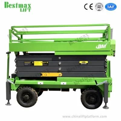 6m Platform Height 1000kg Load Capacity Push Around Lifting Equipment