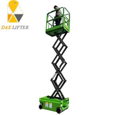 Indoor Outdoor Use Small Size Self Mobile Scissor Lift Platform