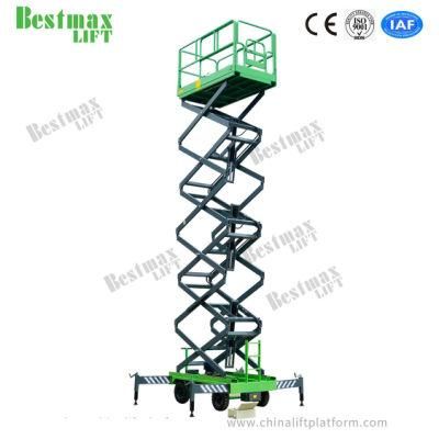 18 Meters Hydraulic Scissor Lift Table Movable Man Lifts