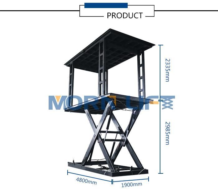 Morn in Floor Double Deck Car Lift