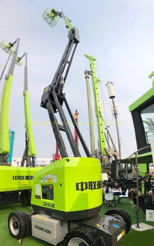Zoomlion 20m AC Electric Aerial Work Platform Za20je with Articulated Boom