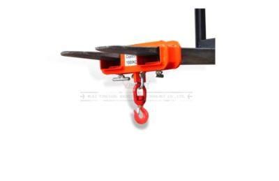 Forklift Parts Fork Mounted Hoisting Lifting Hook Forklift Attachment