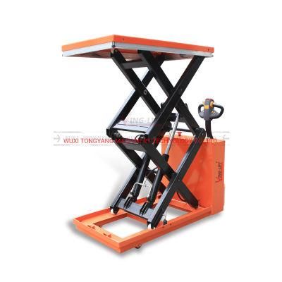 1500kg DC24V Powered Electric Hydraulic Scissor Lift Table Platform