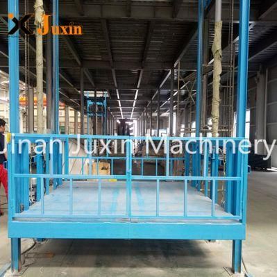 Stationary Guide Rail Material Lifting Platform with 10t Elevating Ability