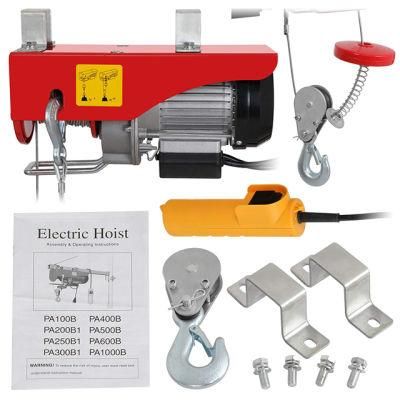Portable Wire Rope Sling Cheap Prices Mini Electrical Wire Rope Hoist