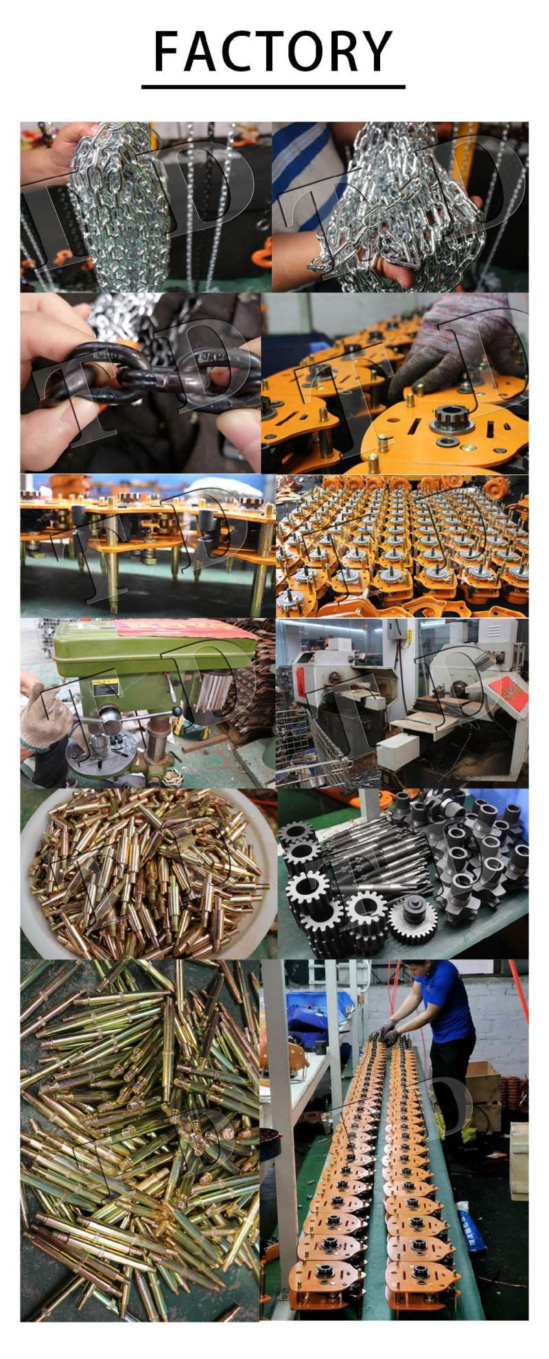 Factory Manufacturing Galvanization Hand Chain Hoist Manual Chain Block