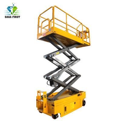 8m 10m Electric Self Propelled Scissor Lift
