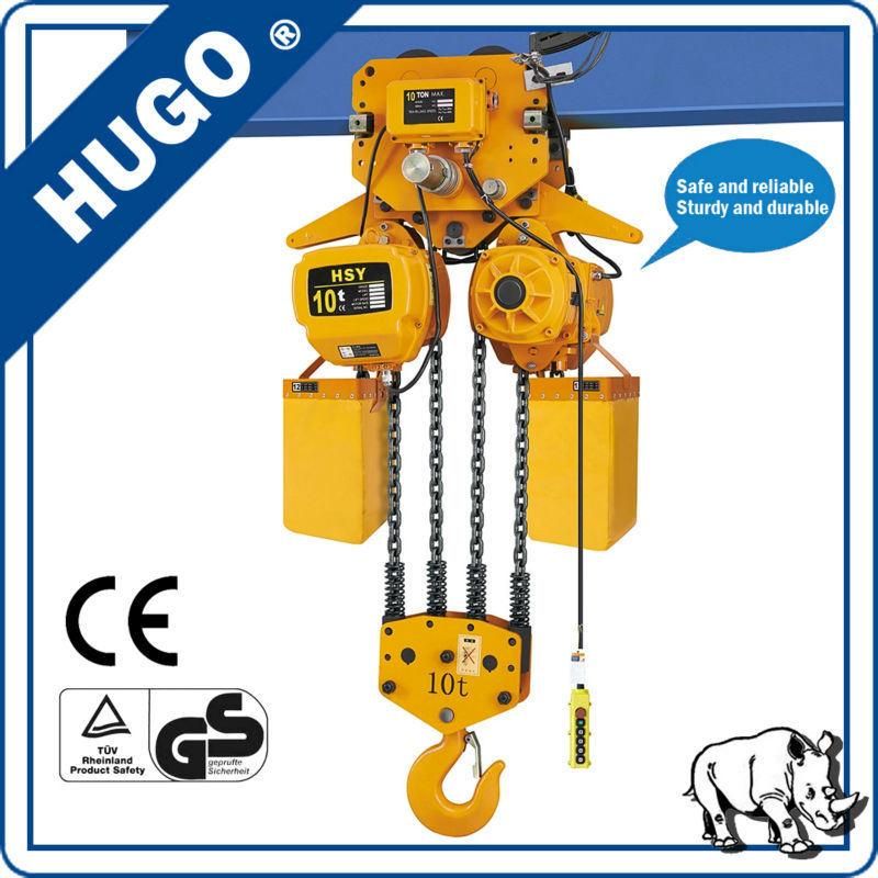 New Type Hsy Series 380 V Chain Block Electric Hoist Capacity 10tons