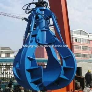 Haoyo Steel Scrap Handling Motor Hydraulic Orange Peel Grab