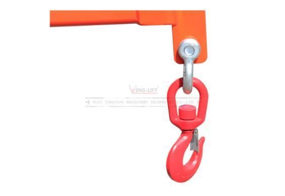 Ylc01 DIP-Angle Telescopic Rotatable Fork Mounted Jibs Loading Capacity 690kg -2000kg