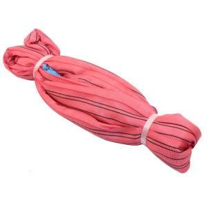 Red Color 150mm Webbing 5tons Round Lifting Sling